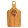 Personalized Bamboo "Paddle" Cutting Board - Laser Engraved