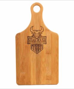 Personalized Bamboo "Paddle" Cutting Board - Laser Engraved