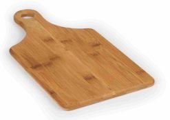 Alternative view of Personalized Bamboo "Paddle" Cutting Board - Laser Engraved