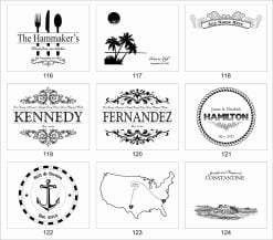 Alternative view of Personalized Cutting Board - Laser Engraved 116-124