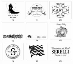 Alternative view of Personalized Cutting Board - Laser Engraved 170-178