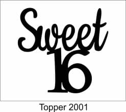 Alternative view of Birthday Cake Topper 2005