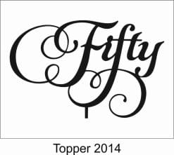 Alternative view of Birthday Cake Topper 2014 - 50