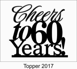 Alternative view of Birthday Cake Topper 2017