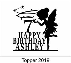 Alternative view of Birthday Cake Topper 2019