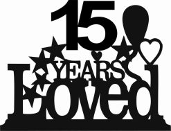 Alternative view of Birthday Cake Topper 2020