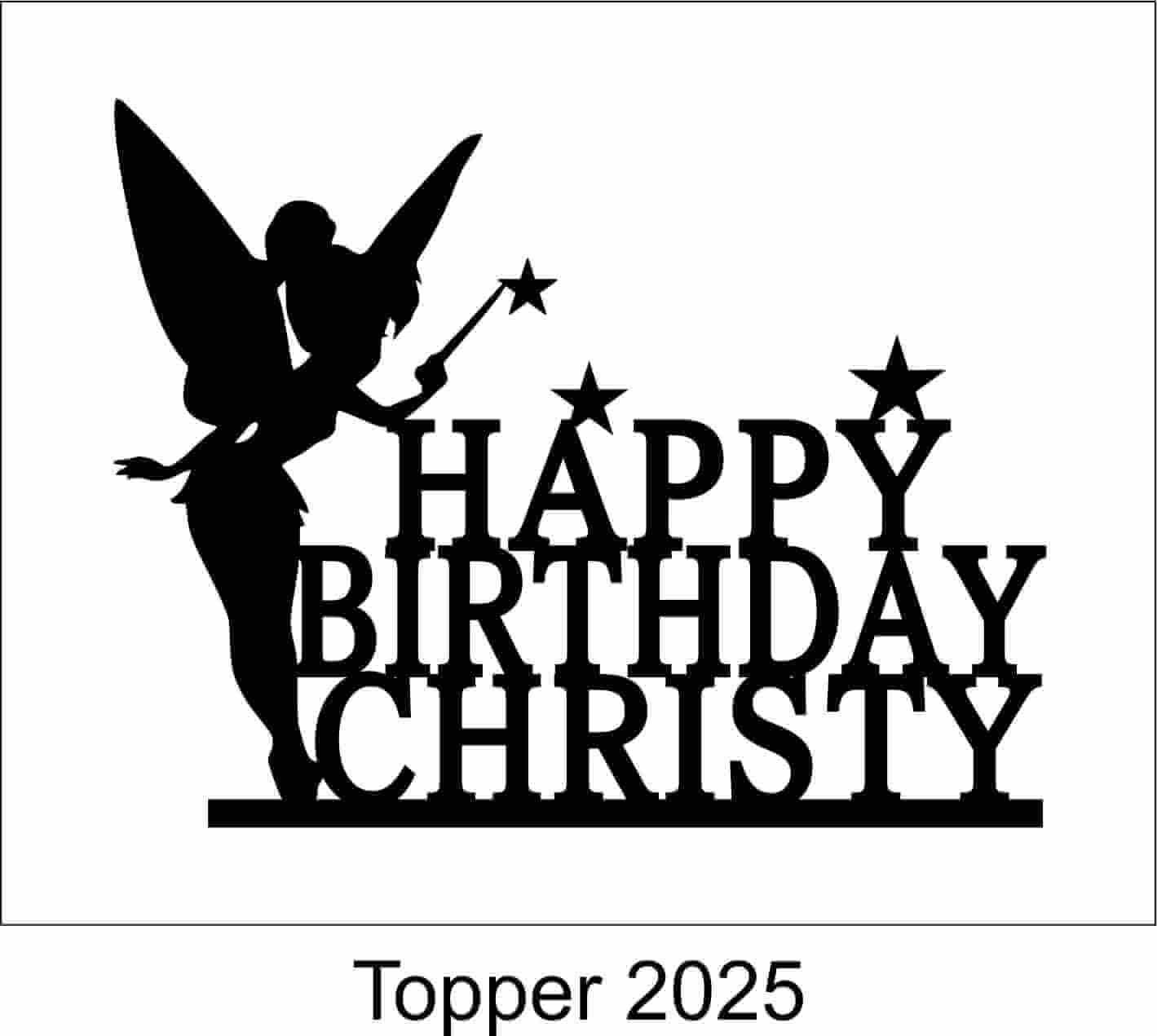 Birthday Cake Topper 2025 - Image 2