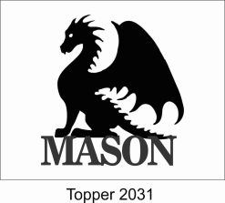 Alternative view of Birthday Cake Topper 2031