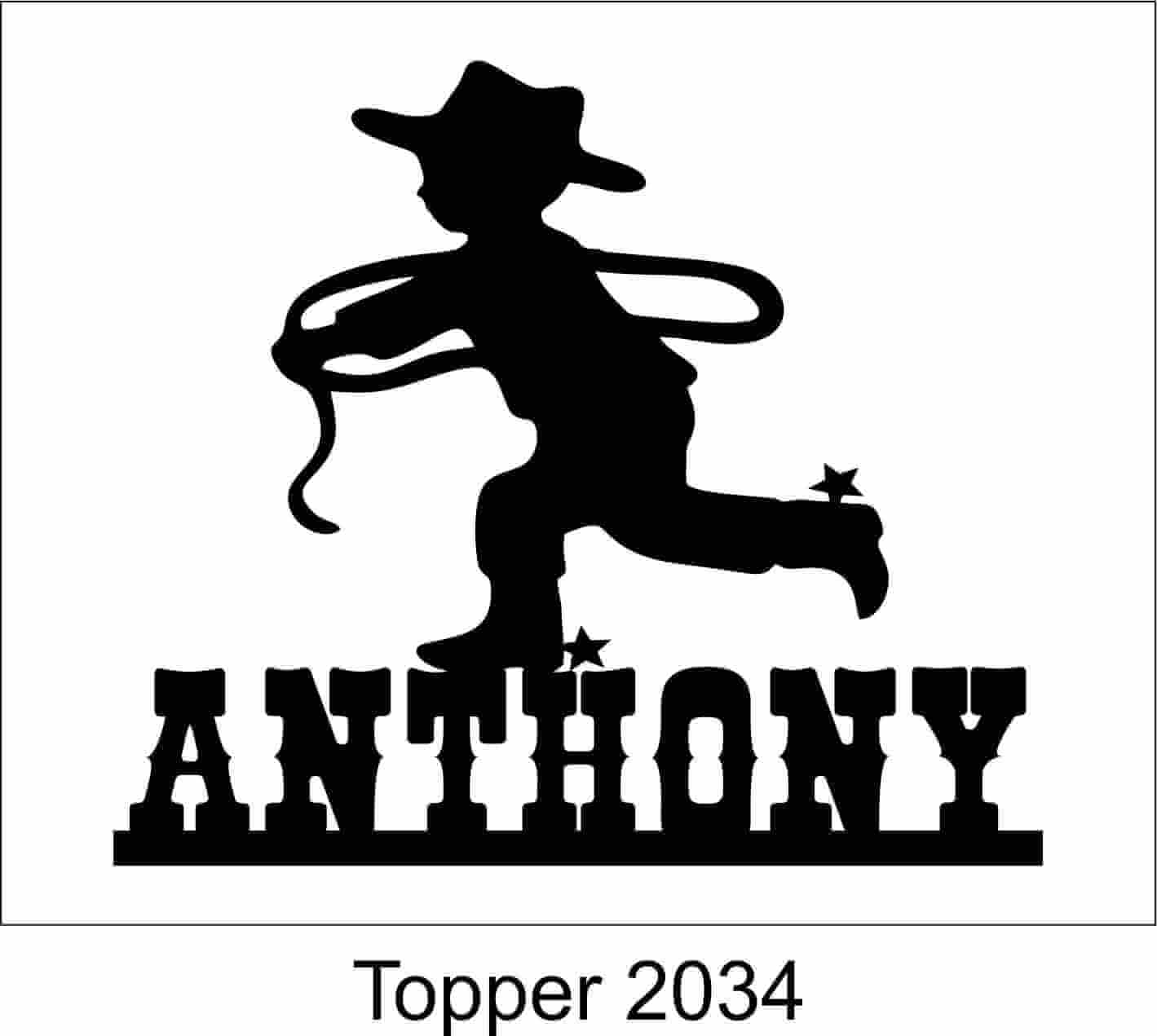 Birthday Cake Topper 2034 - Image 2