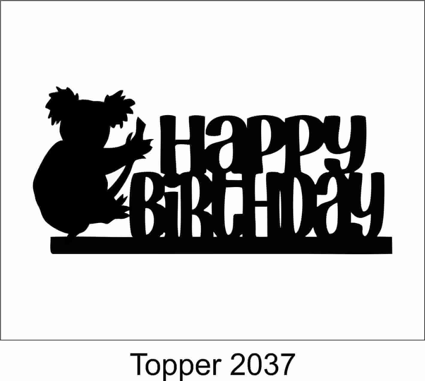 Birthday Cake Topper 2037 - Image 2