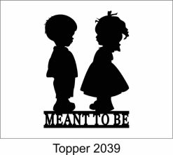 Alternative view of Birthday Cake Topper 2039