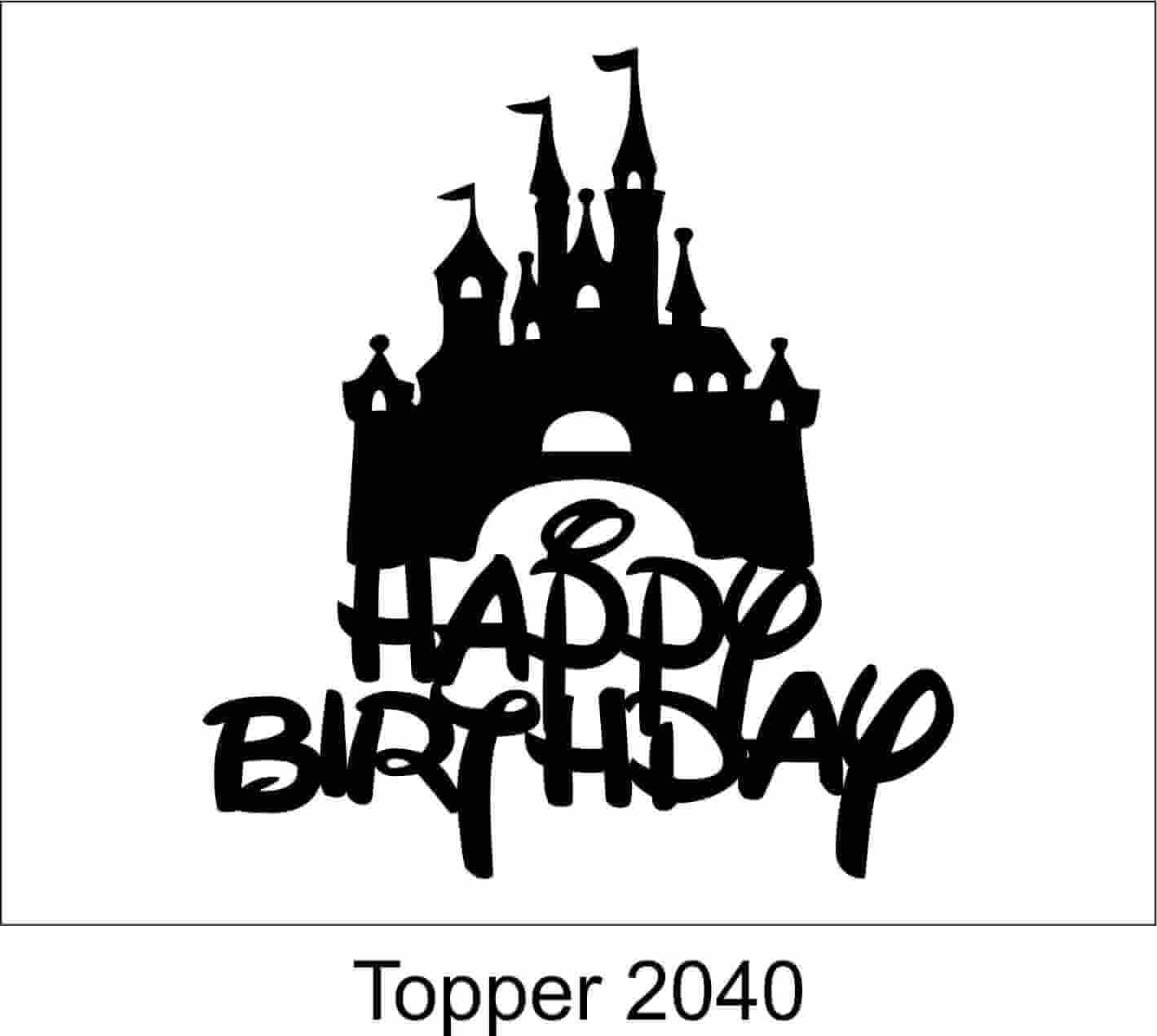 Birthday Cake Topper 2040 - Image 2