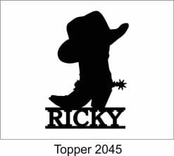 Alternative view of Birthday Cake Topper 2045