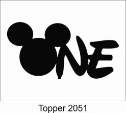 Alternative view of Birthday Cake Topper 2051