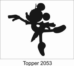 Alternative view of Birthday Cake Topper 2053