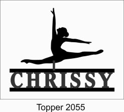 Alternative view of Birthday Cake Topper 2055