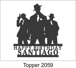 Alternative view of Birthday Cake Topper 2059