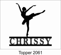 Alternative view of Birthday Cake Topper 2061