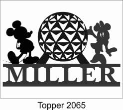 Alternative view of Birthday Cake Topper 2065