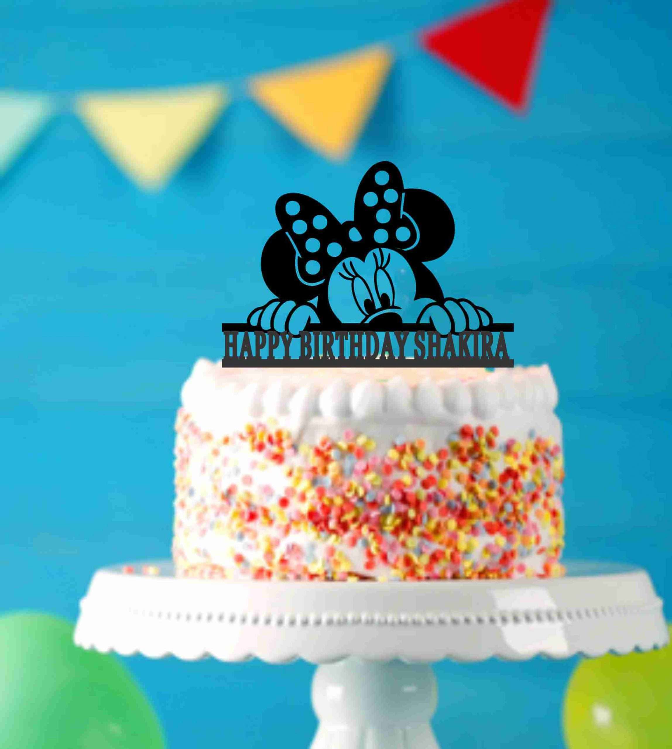 Birthday Cake Topper 2066 Minnie