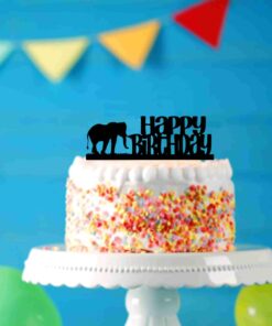 Birthday Cake Topper 2070 Elephant