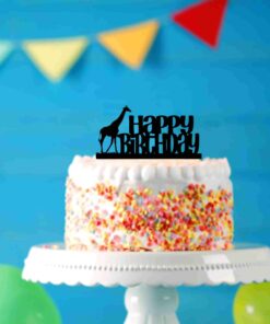 Birthday Cake Topper 2070 Giraffe