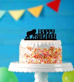 Birthday Cake Topper 2070 Gorilla