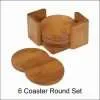 Bamboo 3 3/4" Round with Holder