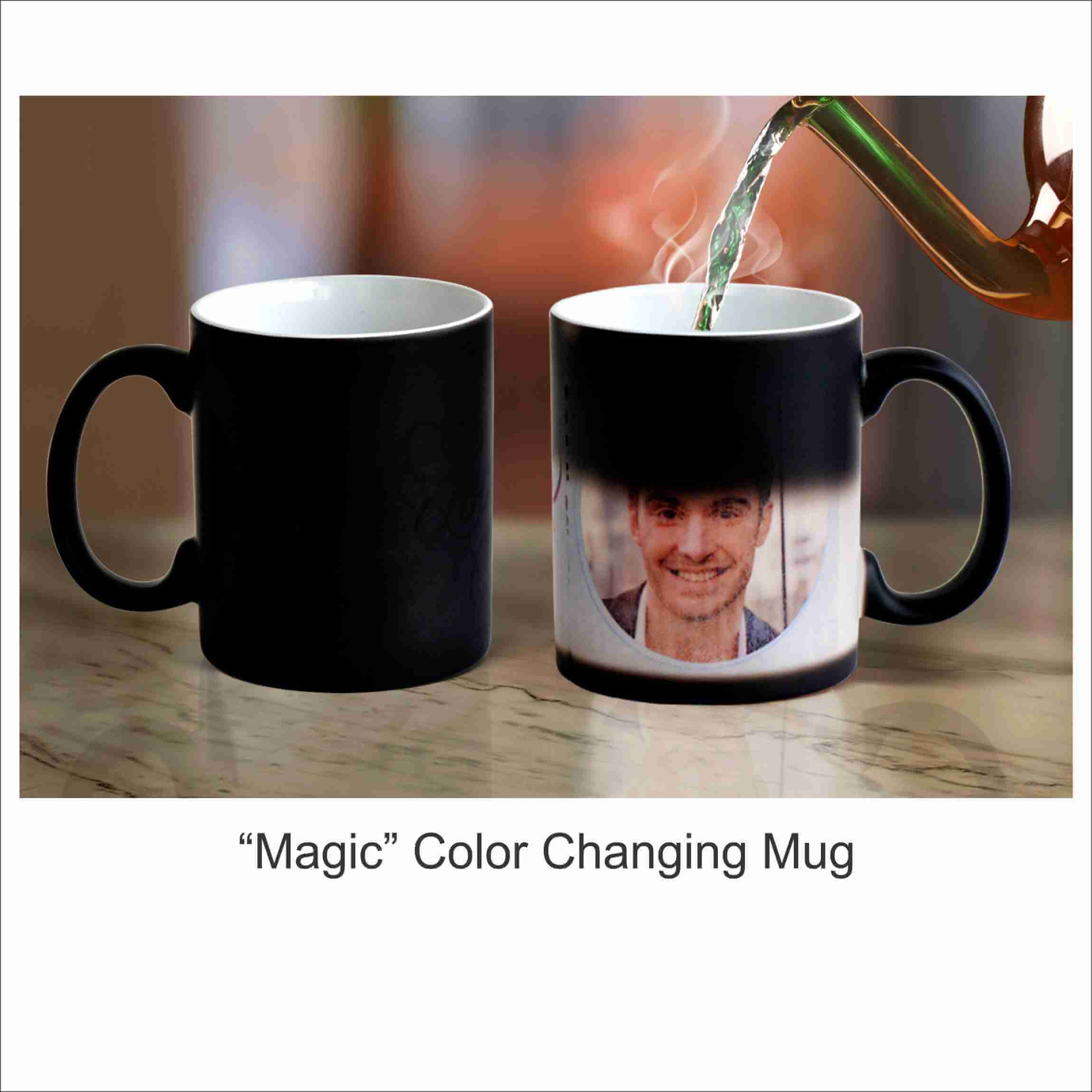 "Magic" Ceramic Photo Mugs - 11 oz.