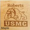 Maple 4" Square Coasters