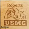 Maple 4" Square Coasters