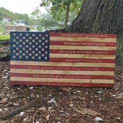 Alternative view of Rustic American Flag - CLASSIC 50 STARS & STRIPES (several versions)