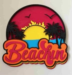 Layered Wall Decor - Beachin' (6 Layers)