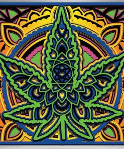 Layered Wall Decor - Cannabis (6 Layers)