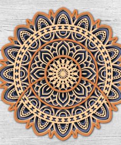 Layered Wall Decor - Flower Mandala (4 Layers)