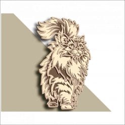 Layered Wall Decor - Cat (4 Layers)