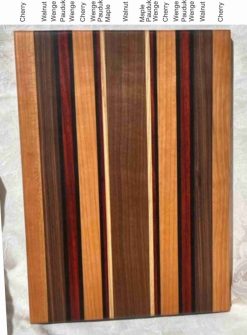 Alternative view of Caramel Road - Edge Grain Cutting Board