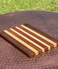 Leopard Stripes - Edge Grain Cutting Board