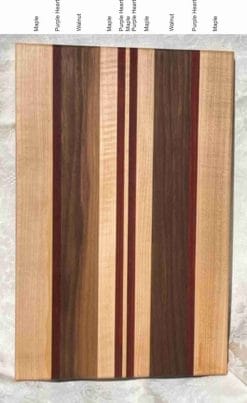 Alternative view of Vanilla Creme - Edge Grain Cutting Board