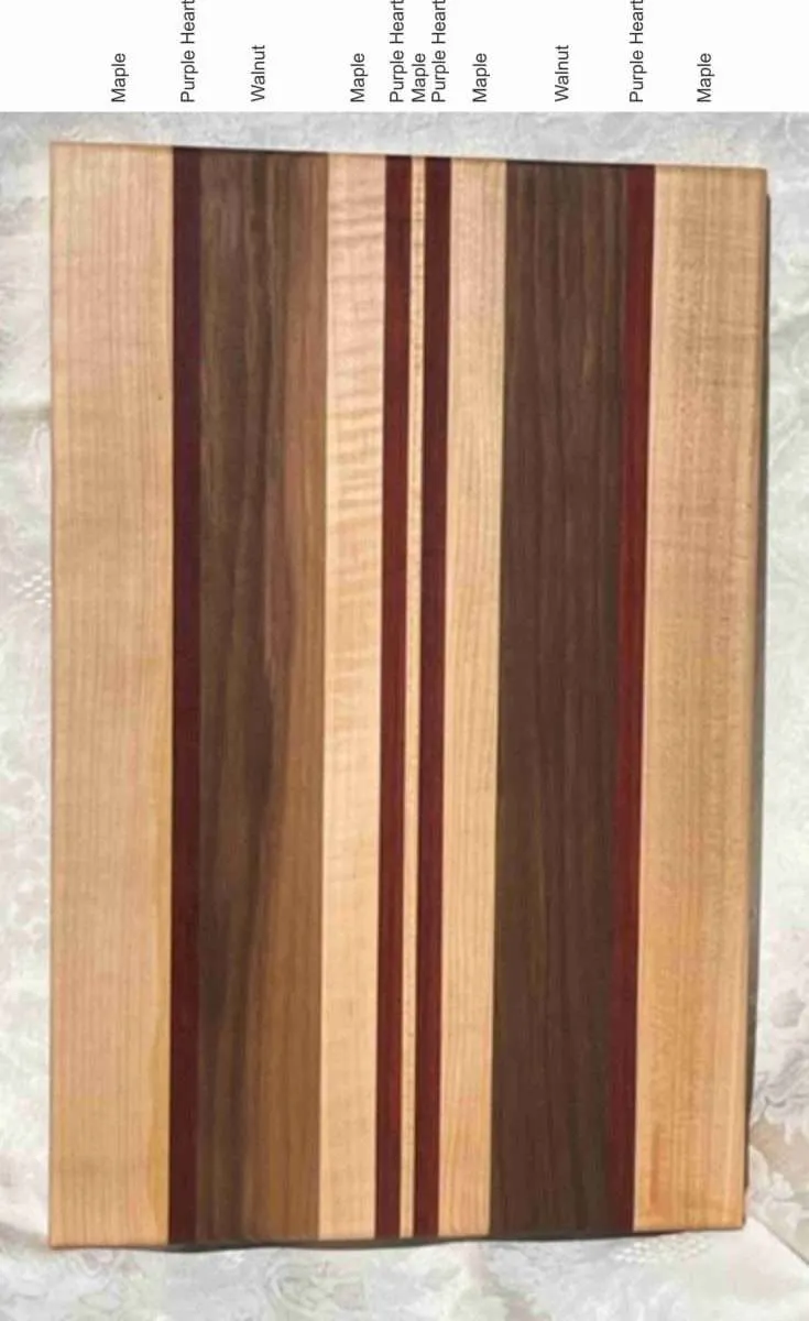 Vanilla Creme - Edge Grain Cutting Board - Image 2