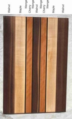 Alternative view of Whiskey Barrel - Edge Grain Cutting Board