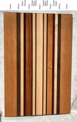 Alternative view of White Lightning - Edge Grain Cutting Board